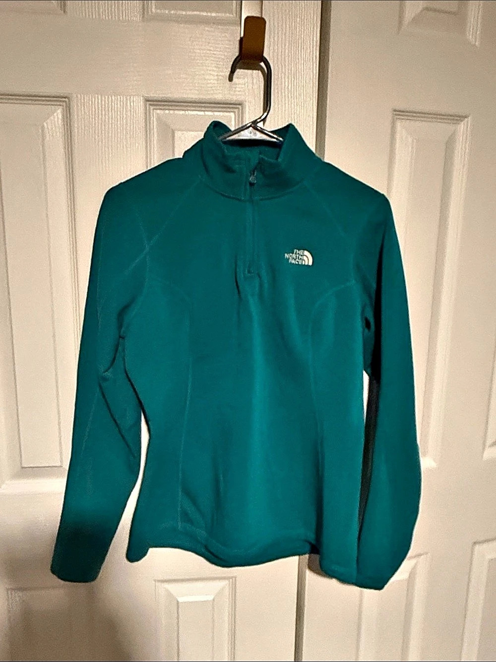The North Face Women'Small Glacier 1/4-Zip Fleece Blue Small